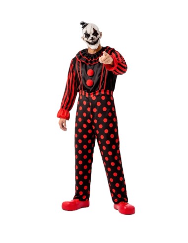 Déguisement de Clown Diabolique Taille L - de haute qualité, idéal pour le carnaval, les fêtes à thème et les événements spéciau